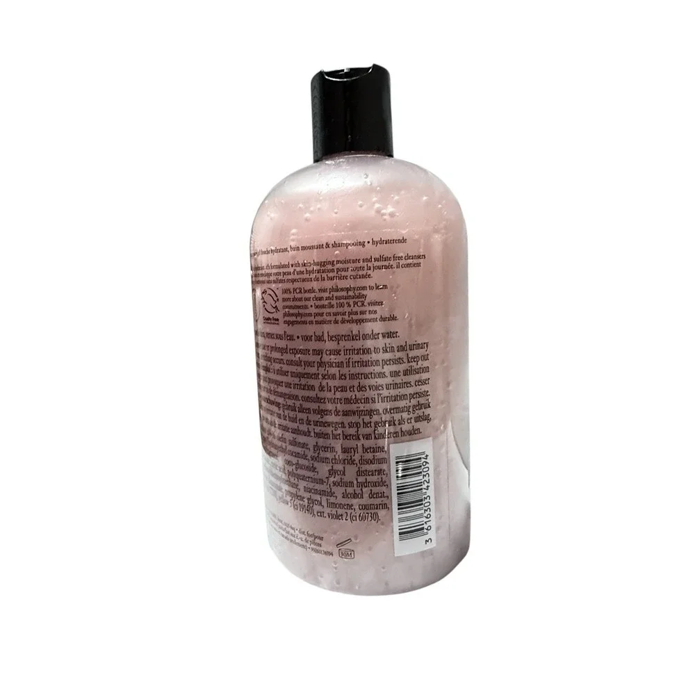 Sweet Vanilla Fig Philosophy Shower Gel 16 Ounces New